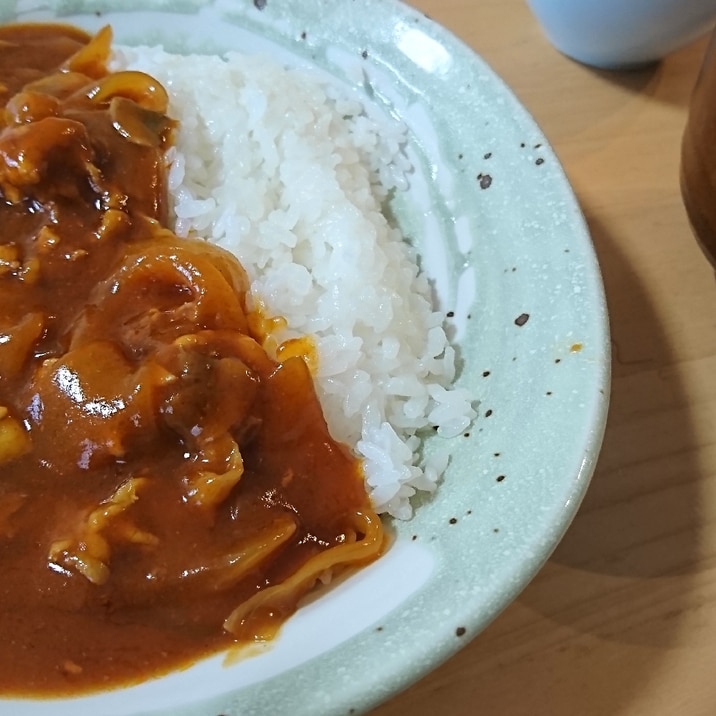 豚肉でも美味しいハヤシライス